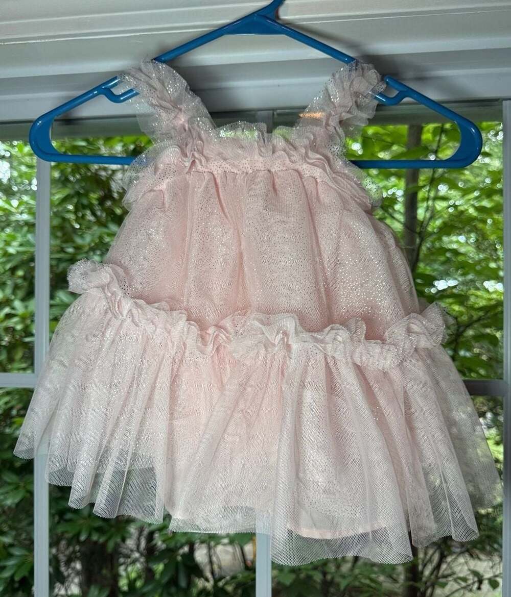 Cupcakes and Cashmere Pink Heart Kids Formal Dress